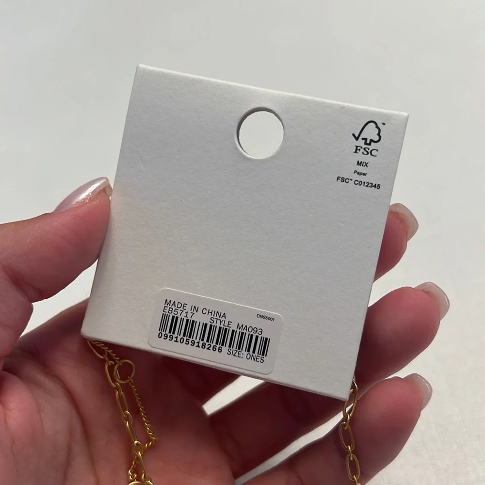 NWT Madewell Cabana Charm Necklace - Picture 5 of 6